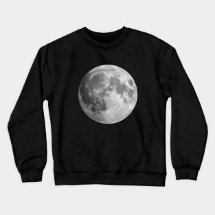 Selenophile - Full Moon - Waning Moon - Waxing Moon - Lunar Phase Crewneck Sweatshirt